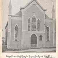 Postcard: Salem Evang. Church, Jersey City, NJ