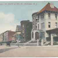 Postcard: Hudson Street, North of 8th Street, Hoboken, N.J. N.d, ca. 1901-1907.