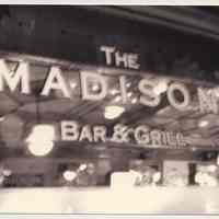 Postcard: The Madison Bar & Grill. [1316 Washington St., Hoboken, N.J.] No date, circa 2000; unposted.