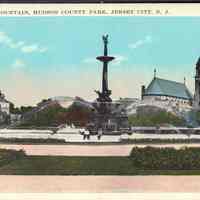 Postcard: Hudson County Park, Jersey City, NJ