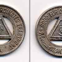 Token, streetcar or bus: Public Service Coordinated Transport, N.J., n.d., ca. 1930-1939.