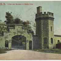 Postcard: Hoboken, N.J. Lodge and Entrance to Castle Point.