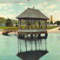 Postcard: Lafayette Park, Jersey City, NJ