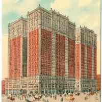          Digital image of Hudson & Manhattan R.R. postcard titled: New York Terminal, Cortlandt & Church Sts. ... No date, ca. 1908. picture number 1
   