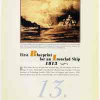          pg 13: 13. First Blueprint for an Ironclad Ship 1813
   