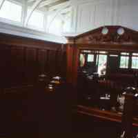 Color slide of the interior of the Steamship Ticonderoga at the Shelburne Museum, Shelburne, VT, 1998.