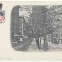 Postcard: The Hotel Quarter on Hudson Street, Hoboken, N.J. No date, circa 1907-1914.