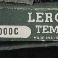          box end with printed label
   