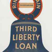 Sign: Ring Me Again. Third Liberty Loan. Buy U.S. Government War Bonds. Apr. 1918 or later.