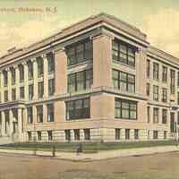 Postcard: High School, Hoboken, NJ