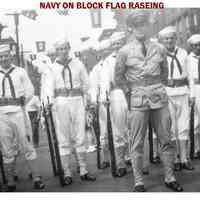          A73 Navy on block flag raising
   