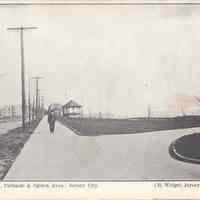 Postcard: River View Park, Jersey City, NJ