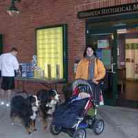 Color photo of main entrance of Hoboken Historical Museum, Hoboken, Jan. 28, 2006.