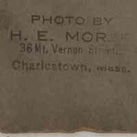          detail reverse, photographer's stamp
   