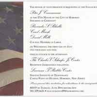          inside left, printed text
   