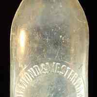 Bottle: Diamond & Westerman, Hoboken, N.J., Registered. No date, ca. 1880-1900.