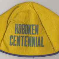 Cap, beanie - style from the 1955 City of Hoboken Centennial celebration.