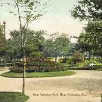 Postcard: West Hoboken Park, West Hoboken, NJ