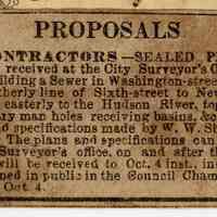          detail front: proof of published notice
   