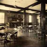 Sepia-tone photo of an unidentified bar, Hoboken, no date, ca. 1920.