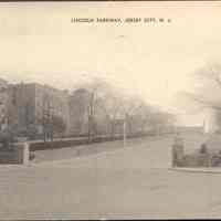 Postcard: Lincoln Parkway, Jersey City, NJ