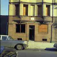 Northernmost Hudson Street facade of the Continental Hotel, 101 Hudson St., Hoboken, no date, circa late 1960