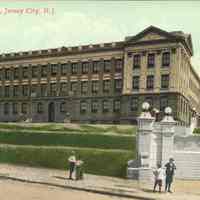 Postcard: Dickinson High School, Jersey City, NJ