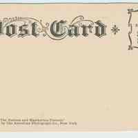          Digital image of postcard with cameo portraits of William McAdoo & Charles Jacobs, The Hudson & Manhattan Railroad Co., no date, ca. 1908. picture number 2
   