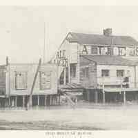 Printed B+W photograph of Old Bolivar House, Hoboken, ca. 1880