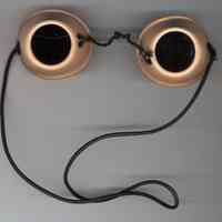          goggles (note crack in glass)
   