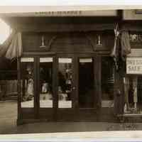 Sepia tone photos, 2, of Hudson St.; from Newark St. to Ferry St.; Hudson to Washington Sts., Hoboken, n.d., (1933.)