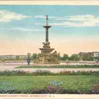 Postcard: Hudson County Park, Jersey City, NJ