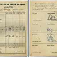          4: Naomi Schubin; Class 11A Academic; Eleventh grade, Sept. 1953- Feb. 1954
   