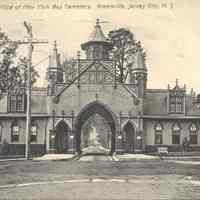 Postcard: New York Bay Cemetery, Jersey City, NJ