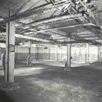 Digital image of B+W photo of former Maxwell House Coffee plant interior, Soluble Building, basement, Hoboken, 2003.