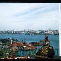 Color slide of the Alexander Hamilton statue in Weehawken.