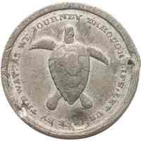 Reference images of Hoboken Turtle Club Medal, ca. 1840s.