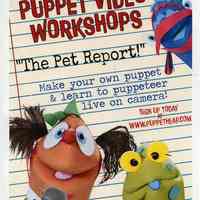 Handbill: Coming January 2015. Puppet Heap