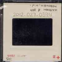          Color slide of eye-level view of row houses on Garden between 3rd & 4th looking N from the SE corner picture number 2
   