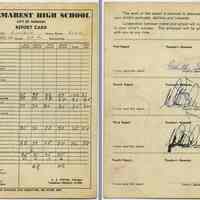          5: Naomi Schubin; Class 11B Academic; Eleventh grade, Feb.-June 1954
   