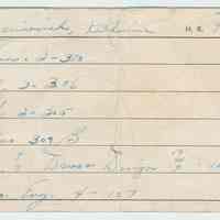 Class schedule of Katherine Marinovich from A.J. Demarest High School, Commercial Department, Hoboken, no date, ca. 1948-1951.