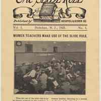          Vol 1, no. 4, page [1]: Woman Teachers Make Use of the Slide Rule
   
