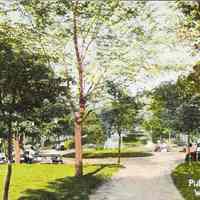 Postcard: West Hoboken Park, West Hoboken, NJ