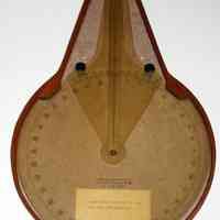 Three arm circular protractor, U.S. Navy; no. 7136-1942.Made by K&E Co., N.Y., n.d., ca. 1942.