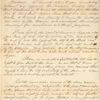 Letter from Mayor Peter McGavisk, Hoboken, to City Council, December 18, 1874, re veto of resolution to remove warehouse at foot of Third Street.