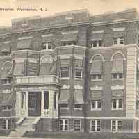 Postcard: North Hudson Hospital, Weehawken, NJ