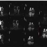 B+W negative contact sheet of images of Hoboken taken by John Conn. no date, [1976].