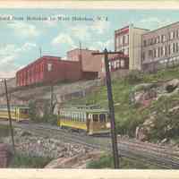 Postcard: Trolley, Hoboken, NJ