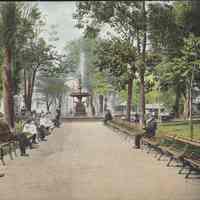 Postcard: Church Square Park, Hoboken, NJ