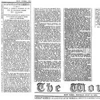          Article re Antonio Muzzarelli: A Cave Full of Mushrooms; What a French Chemist Is Doing in Hoboken Under the Palisades; Producing Artificially Great Fungi... Newspaper: The World, July 29, 1878. picture number 2
   